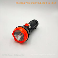 Cheap Plastic LED Torch Flashlight with 1W LED Bulb